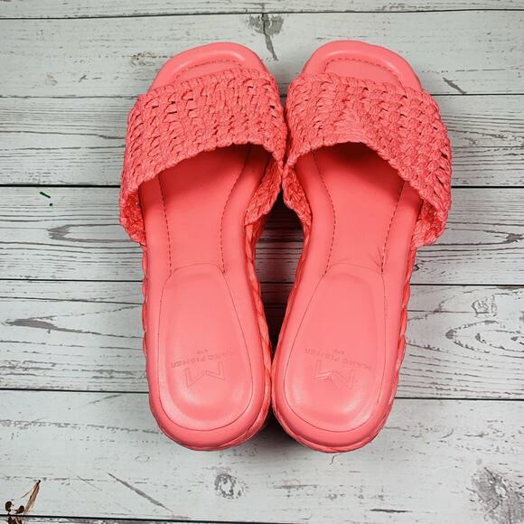 Marc Fisher Priya Espadrille Platform Wedge Sandals Size 8.5 Pink Y2K Mean Girls - Picture 3 of 7